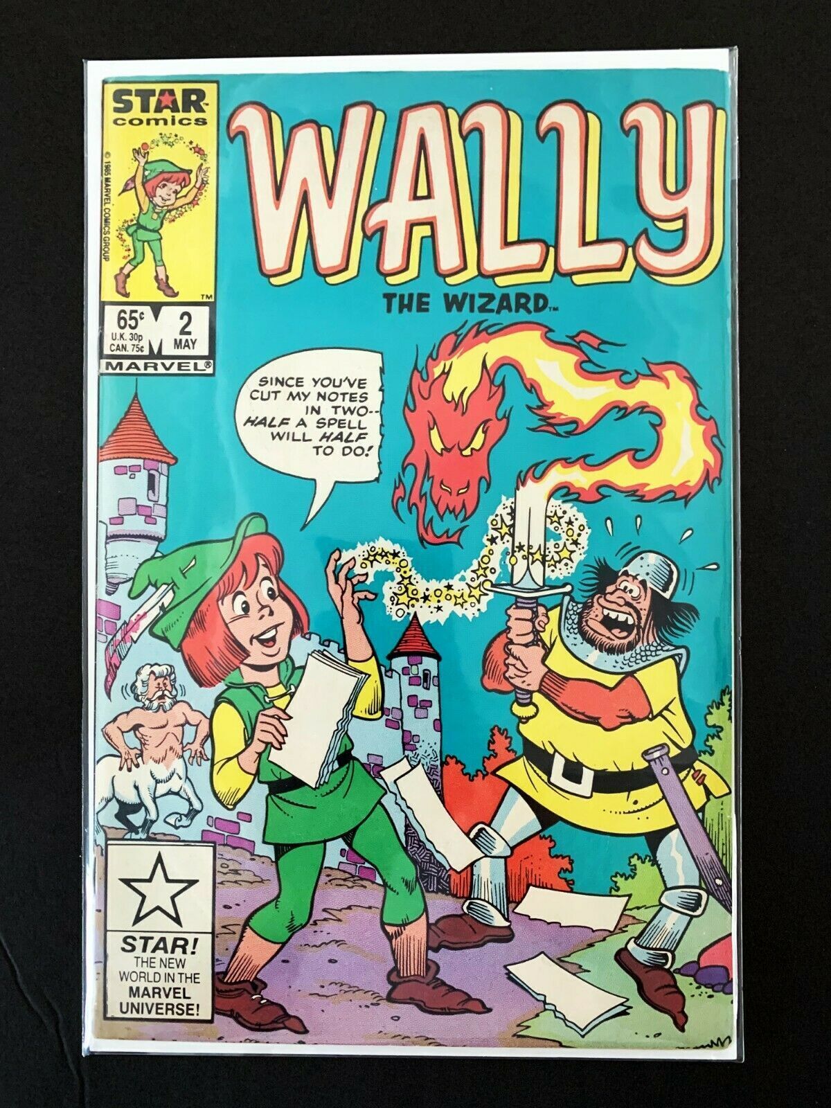 Wally The Wizard #2 Marvel Comics 1985 Vf/Nm