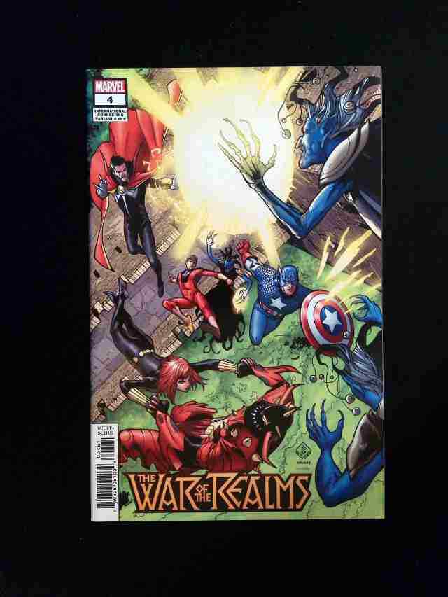 War of the Realms #4E  MARVEL Comics 2019 VF/NM  TAN VARIANT