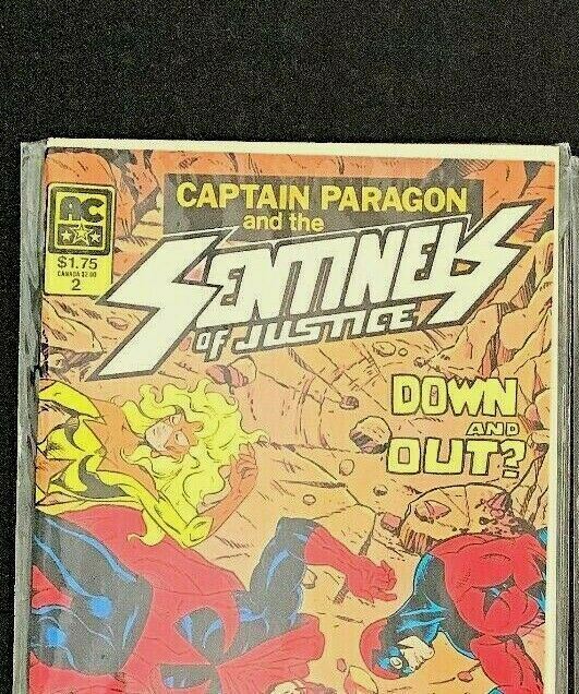 Captain Paragon And The Sentinels Of Justice #2 Antarctic Press 1985 Vf