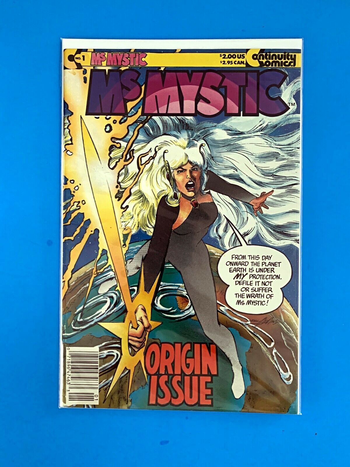 Miss Mystic Vol.2 #1 Continuity Comics 1988 Vf+ Newsstand