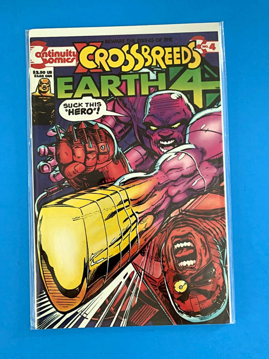 Crossbreed Earth 4 #4 Continuity Comics 1993 Nm+
