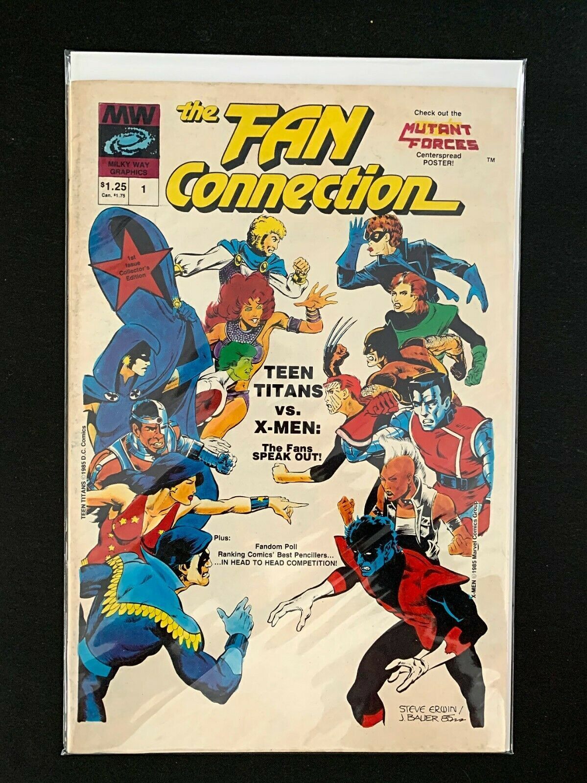 The Fan Connection #1 Milky Way Graphics 1986 Vf/Nm