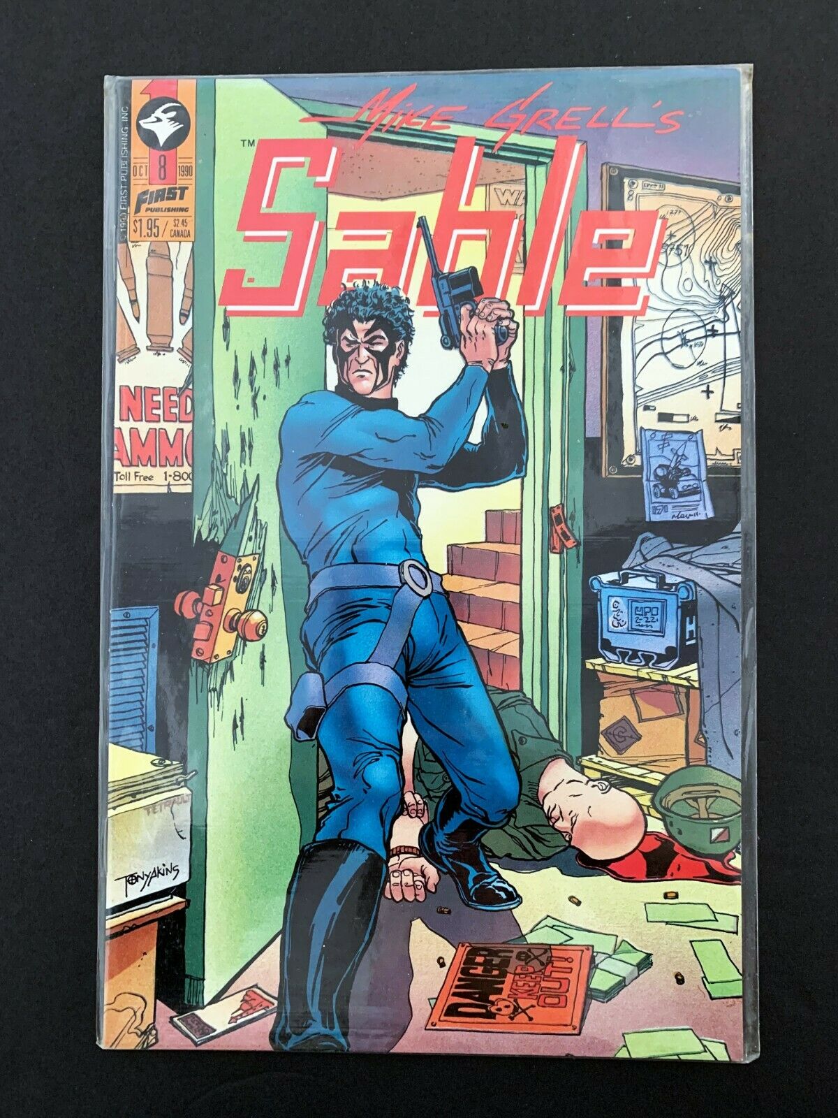 Mike Grell'S Sable #8 First Comics 1990 Nm+