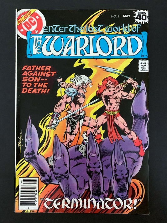 The Warlord #21 Dc Comics 1979 Vf+ Newsstand