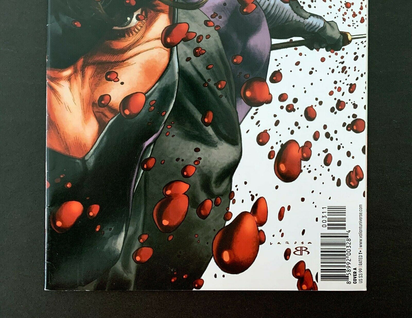 Ninjak #3 Valiant Comics 2015 Vf+ Signed By Lewis Larosa