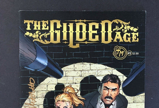 The Gilded Age #1 Terminus Media 2013 Vf+ Signed 3X By Mcguire, Chu, Mitchell