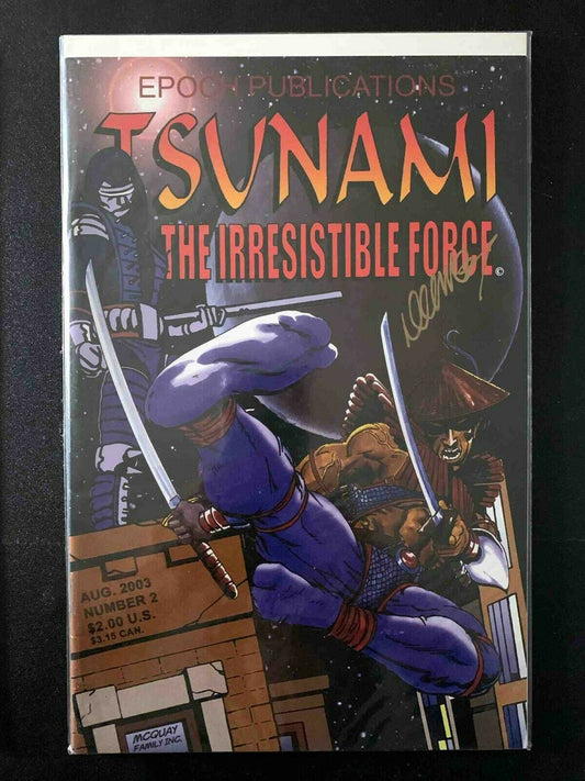 Tsunami The Irresistible #2 Epoch Comics 2003 Vf/Nm  Rare Htf!, Signed By Mcquay