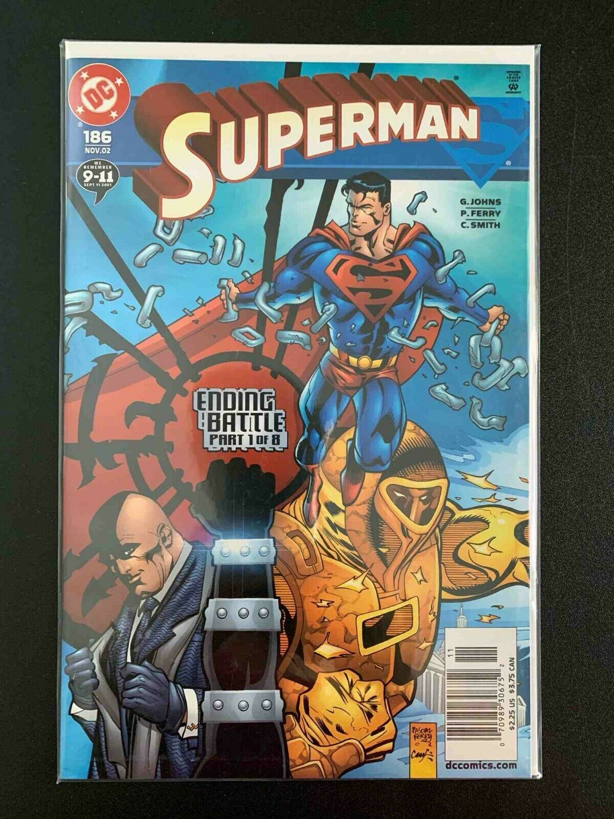 Superman #186 (2Nd Series) Dc Comics 2002 Nm+ Newsstand