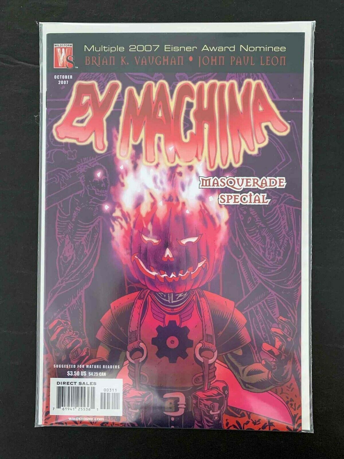 Ex Machina Special #3  Dc/Wildstorm Comics 2007 Nm+