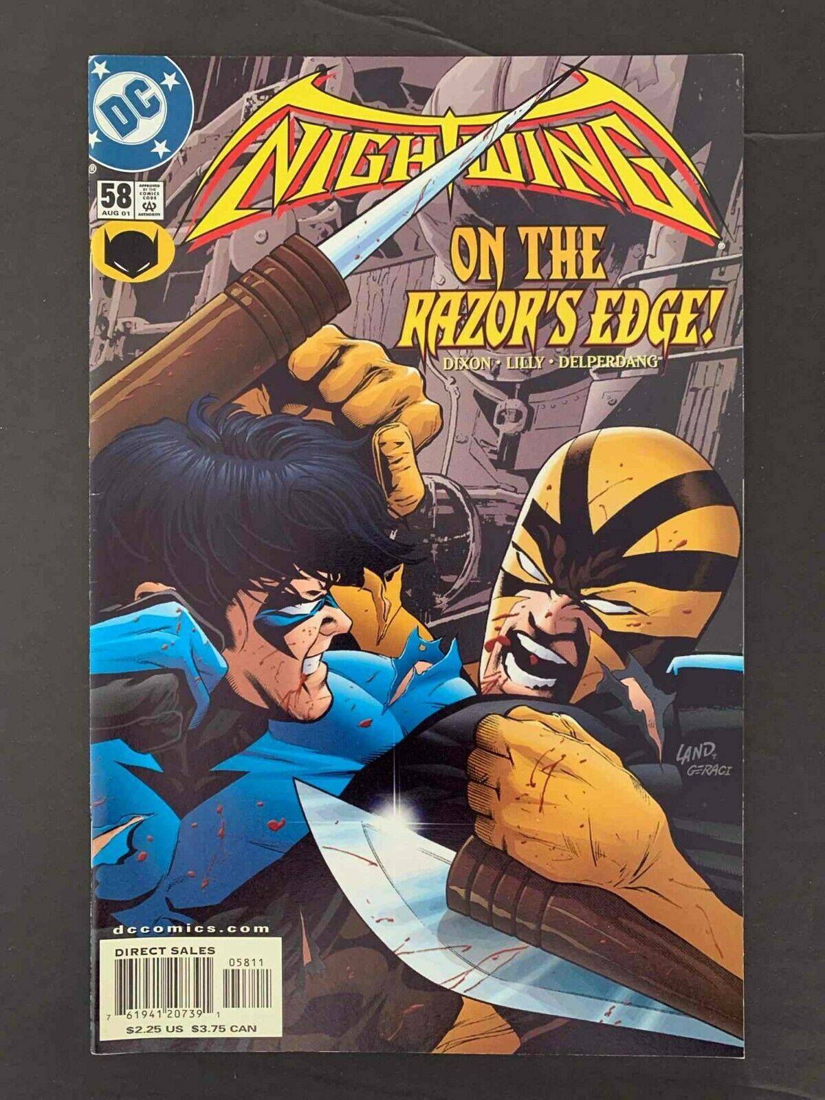 Nightwing #58  Dc Comics 2001 Vf+