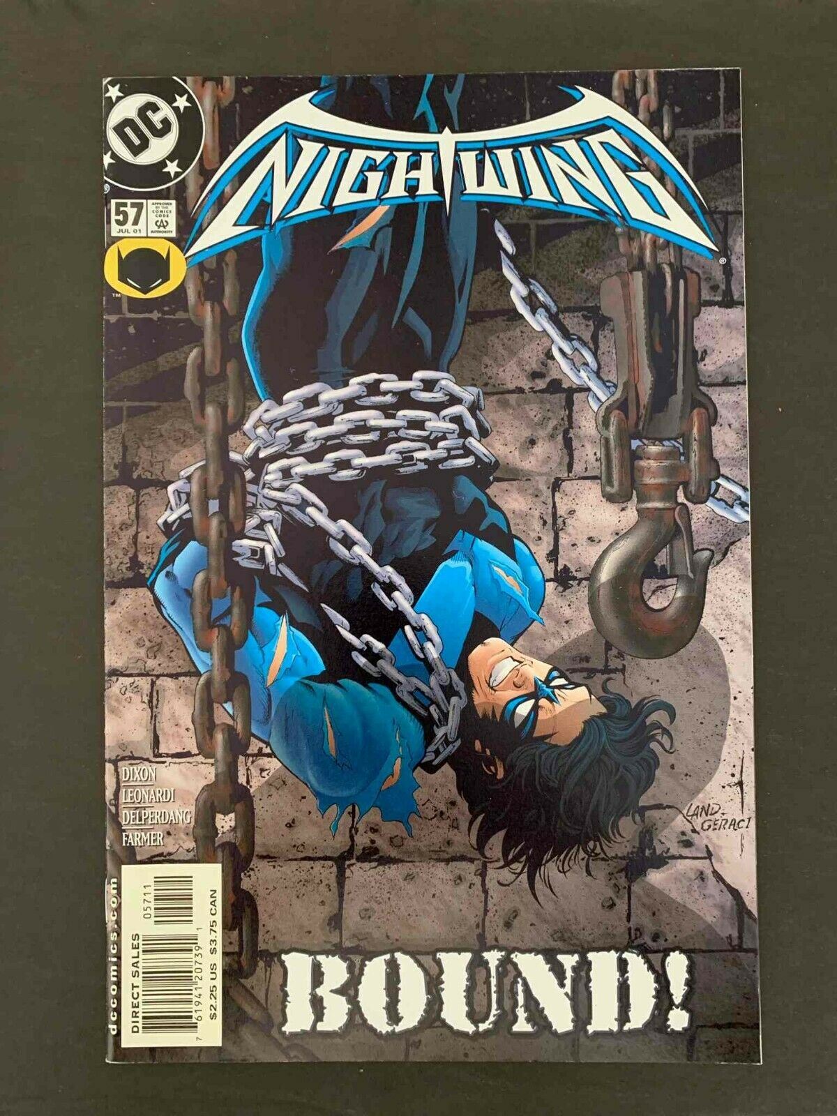 Nightwing #57  Dc Comics 2001 Nm+