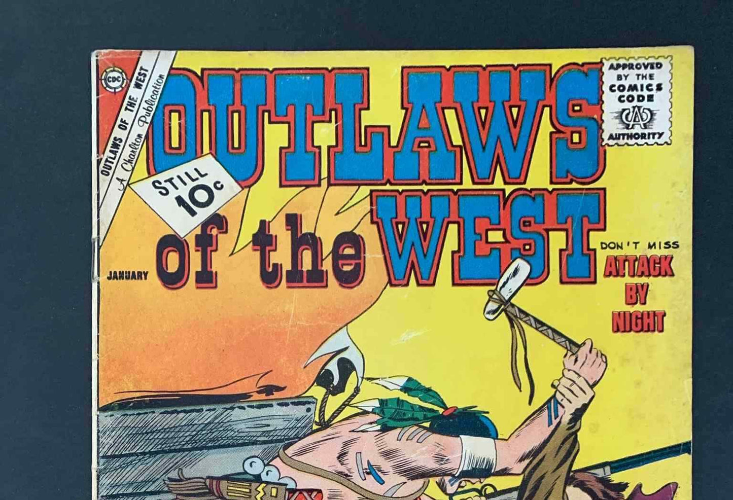 Outlaws Of The West #35  Charlton Comics 1962 Vg+