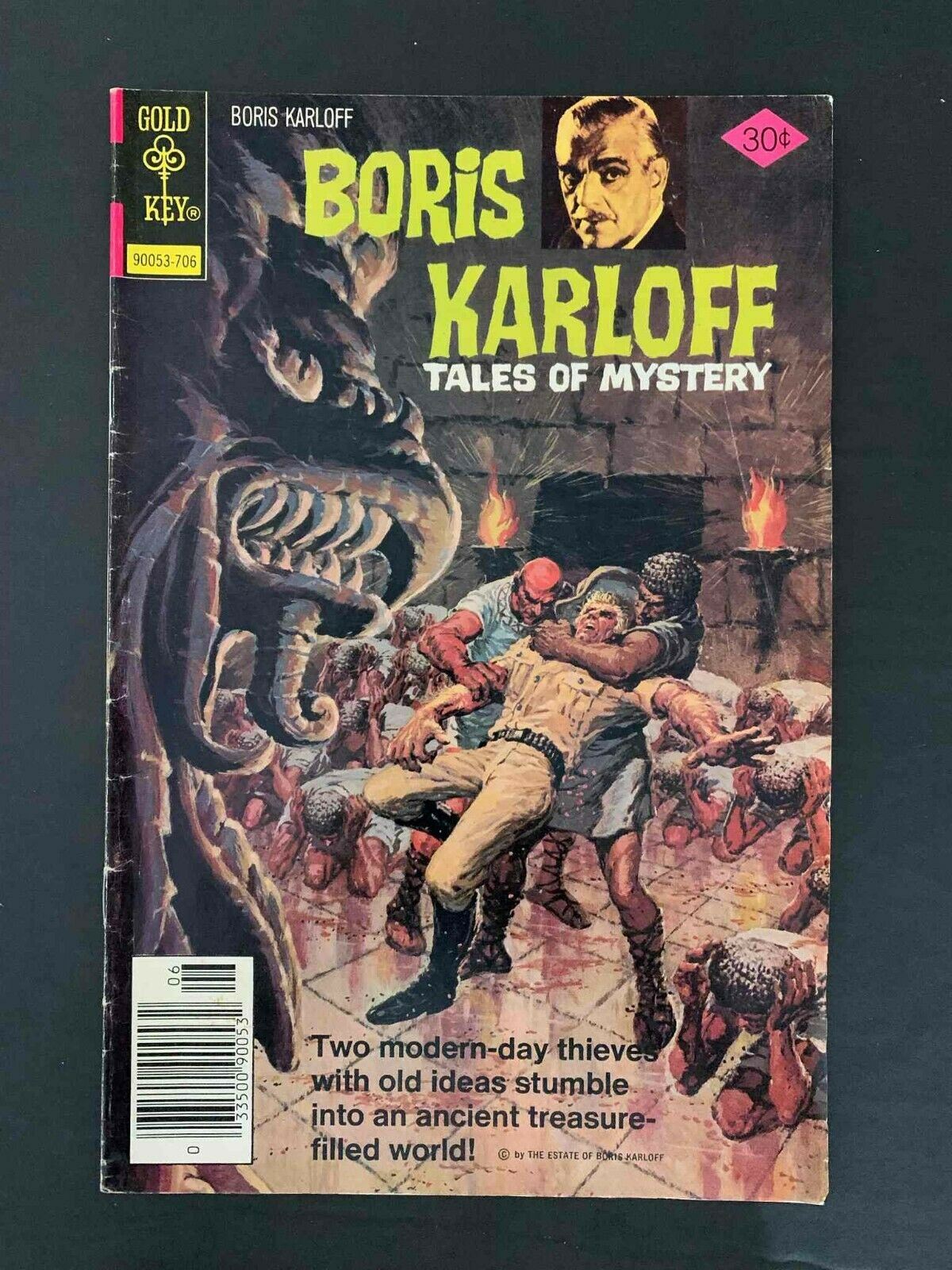 Boris Karloff Of Mystery #75  Gold Key Comics 1977 Fn+ Newsstand