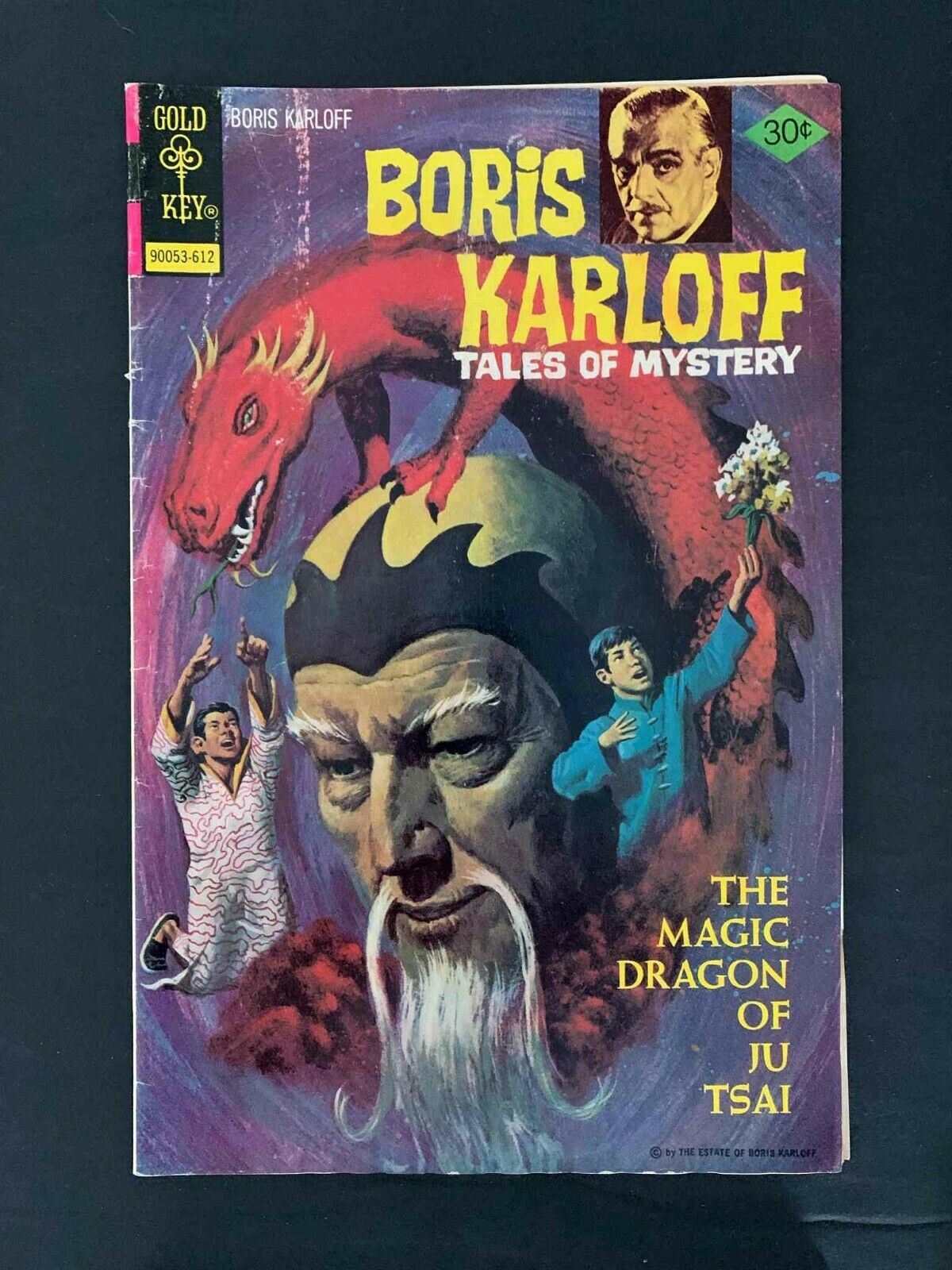 Boris Karloff Of Mystery #72  Gold Key Comics 1976 Fn+  Some Water Damage