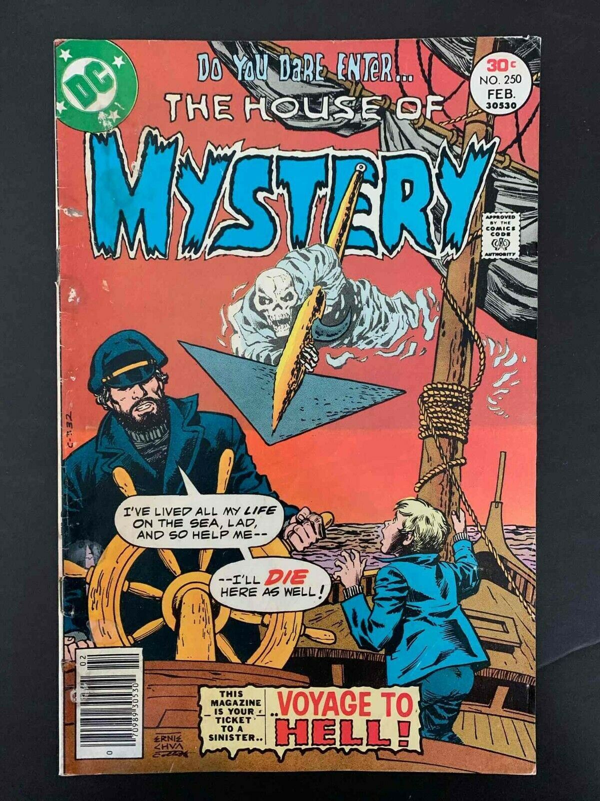 House Of Mystery #250  Dc Comics 1977 Fn+ Newsstand