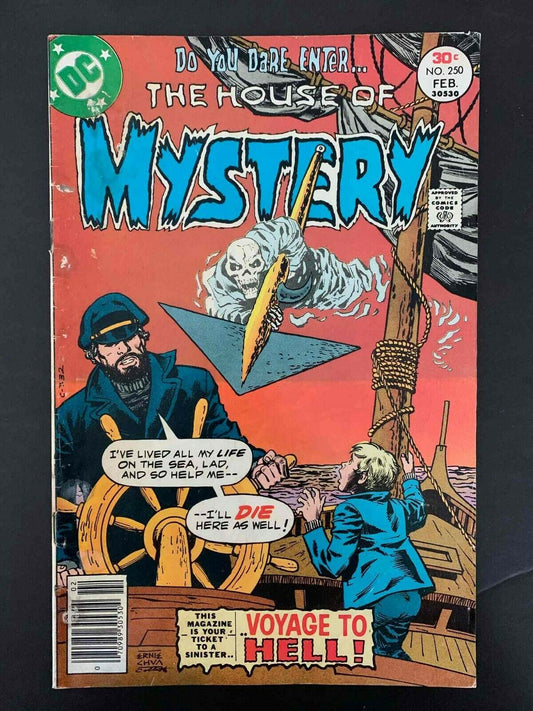 House Of Mystery #250  Dc Comics 1977 Fn+ Newsstand