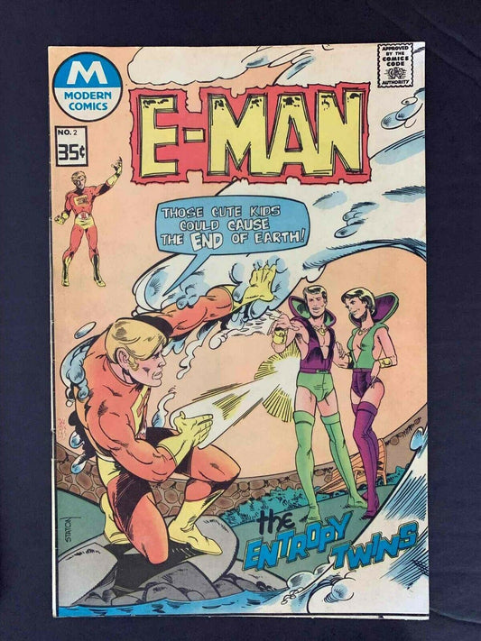 E-Man (Reprint) #2  Modern Comics 1977 Vf