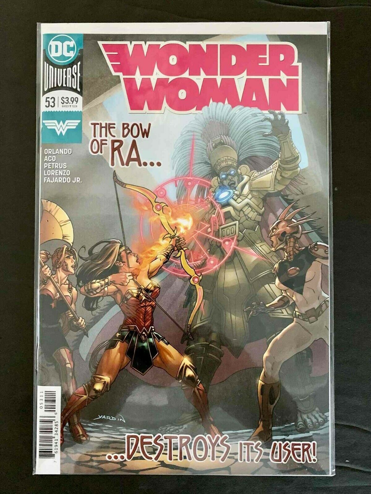 Wonder Woman #53 (5Th Series) Dc Comics 2018 Nm+ Newsstand