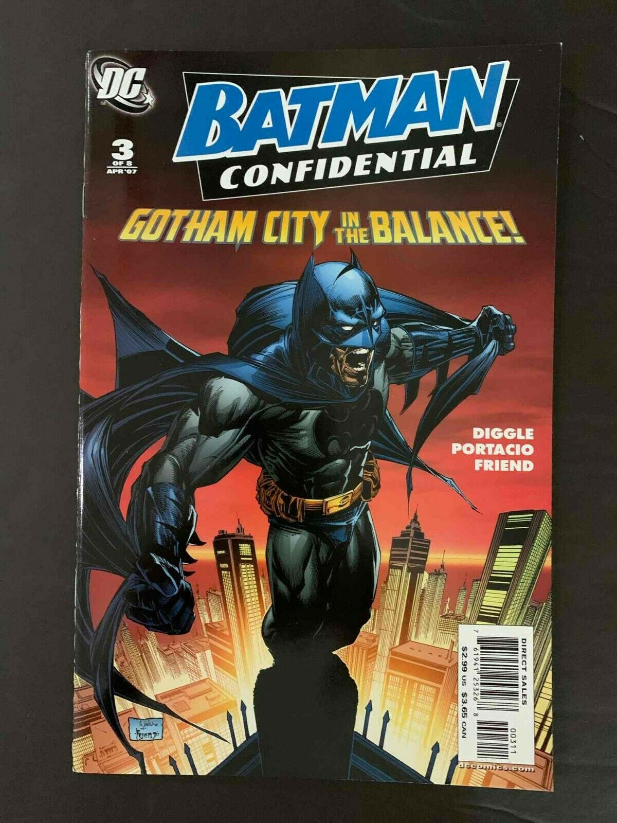 Batman Confidential #3 Dc Comics 2007 Vf+