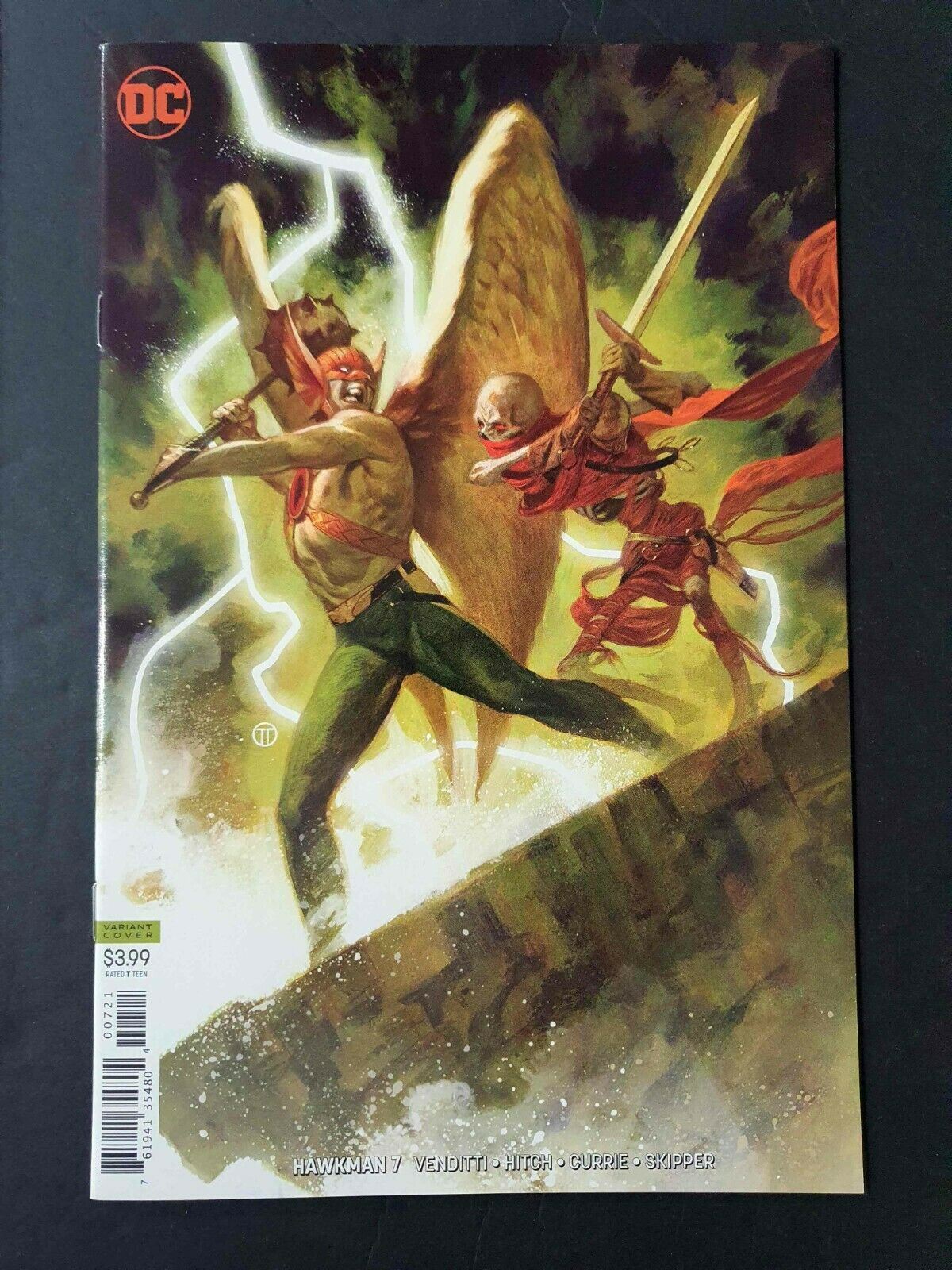 Hawkman #7B  Dc Comics 2019 Nm  Tedesco Variant Cover