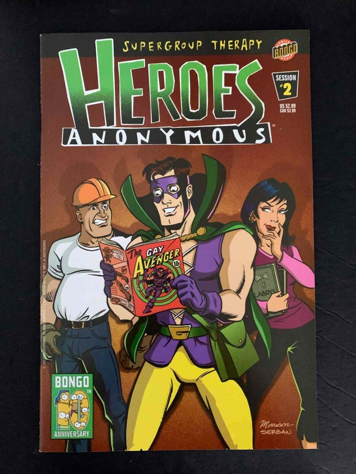 Heroes Anonymous Full Set #1,2,3,4,5,6  Bongo Comics 2003-2006 Vf/Nm