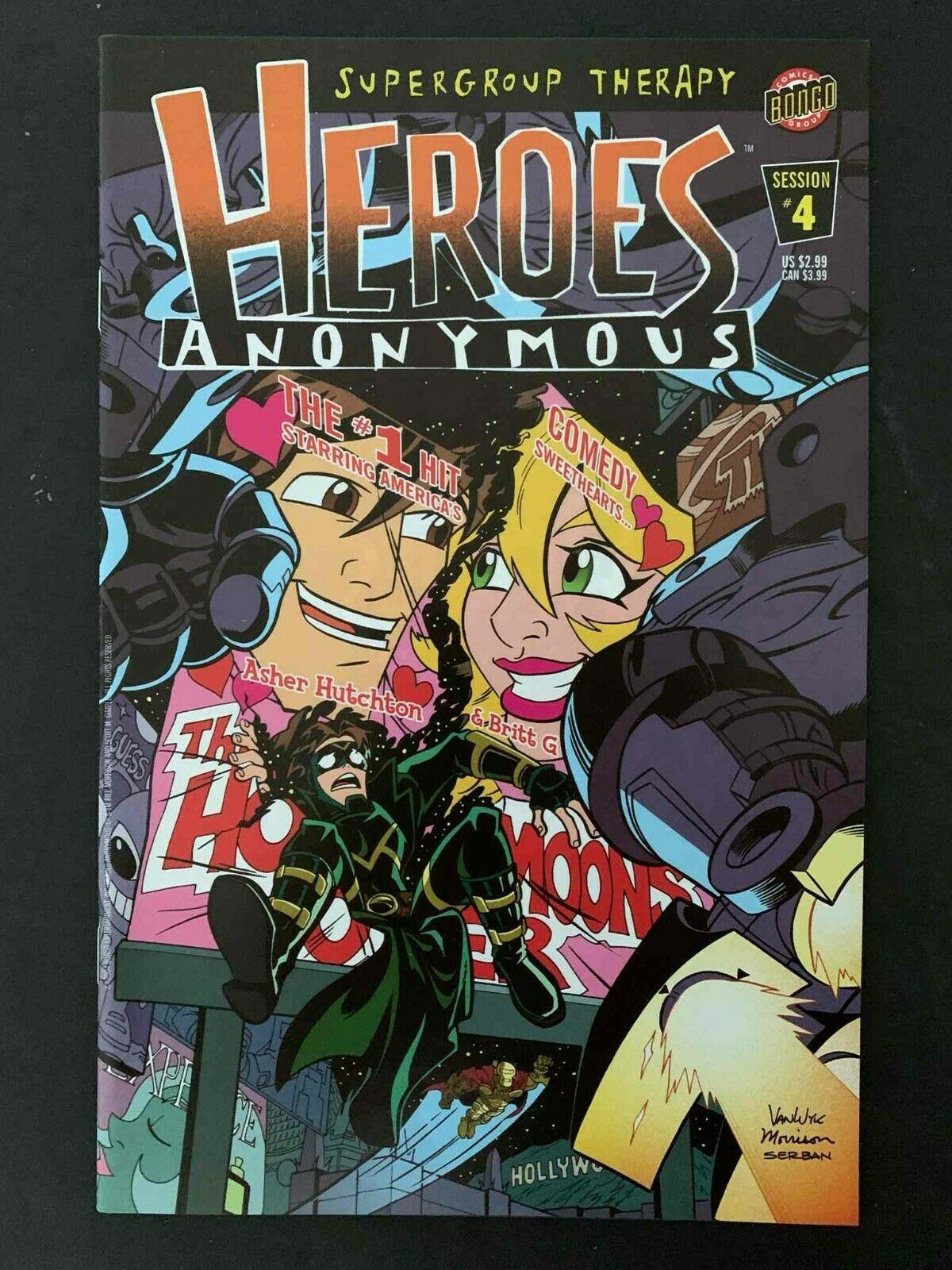 Heroes Anonymous Full Set #1,2,3,4,5,6 Bongo Comics 2003-2006 Vf/Nm – PPC  LLC