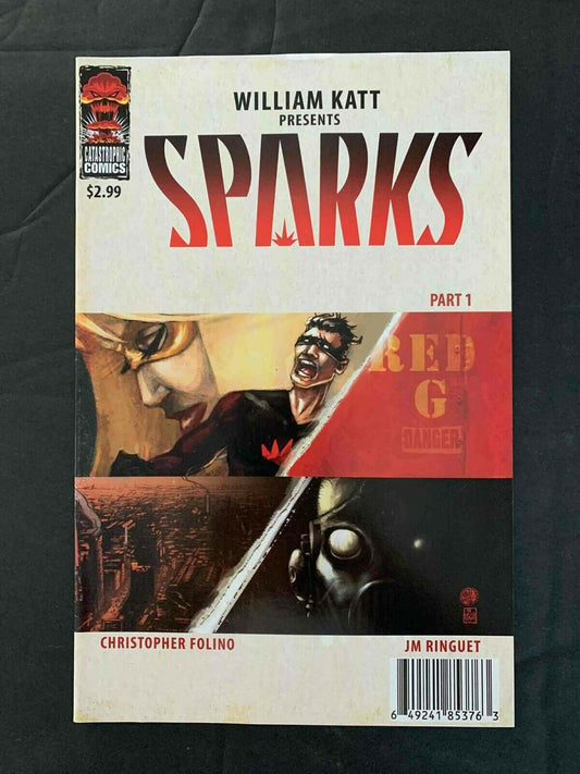 Sparks  #1  Catastrophic Comic Comics 2008 Vf/Nm