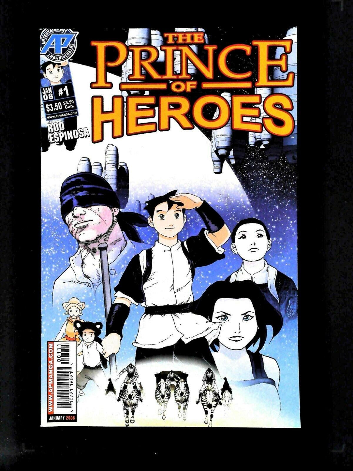 Prince Of Heroes #1  Antarctic Press Comics 2008 Vf/Nm