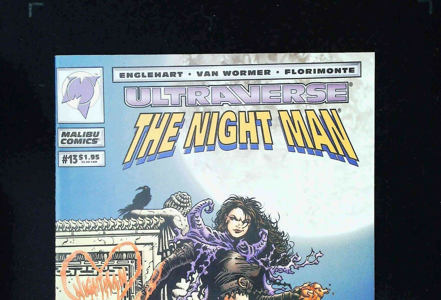 Night Man #13  Malibu Comics 1994 Vf+