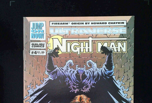 Night Man #4  Malibu Comics 1994 Nm-