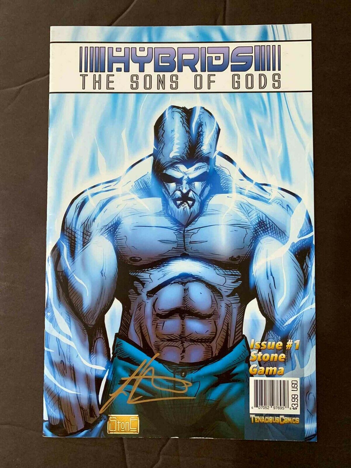 Hybrids The Sons Of Gods #1  Tenacious Comics Comics 2016 Vf+  Signed By Luke St