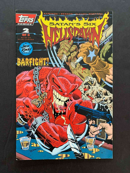 Satan'S Six  Hellspawn Full Set #1,2,3 #  Topps Comics 1994 Vf+