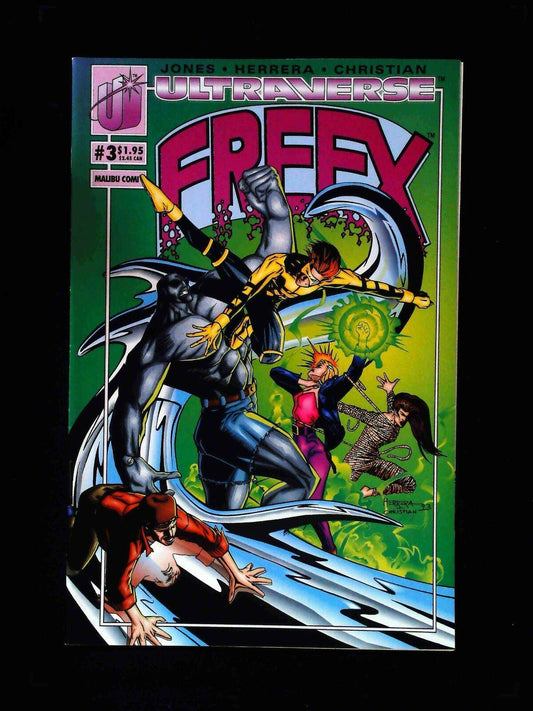 Freex #3  Malibu Comics 1993 Vf/Nm