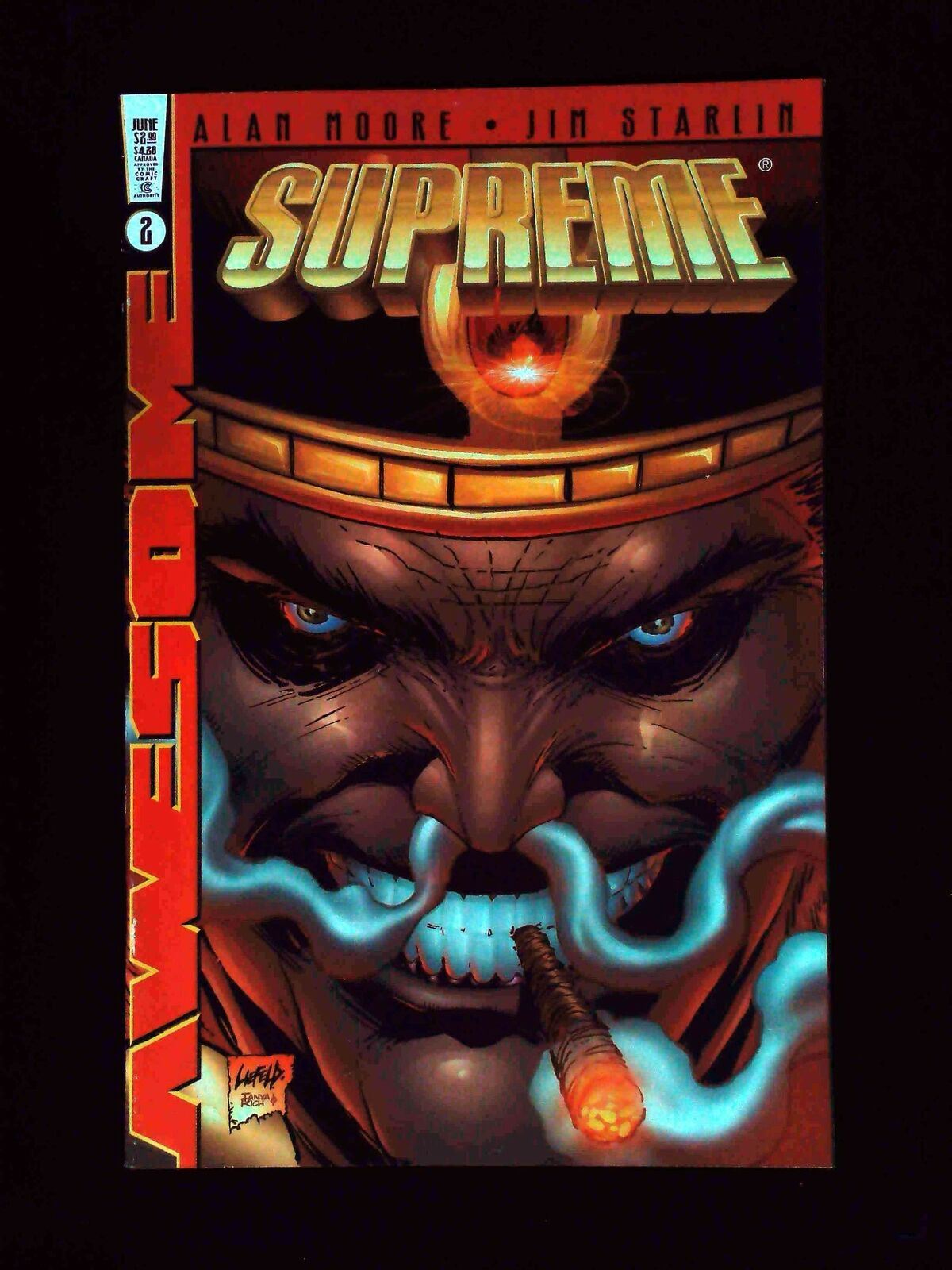 Supreme The Return #2  Awesome Comics 1999 Vf+