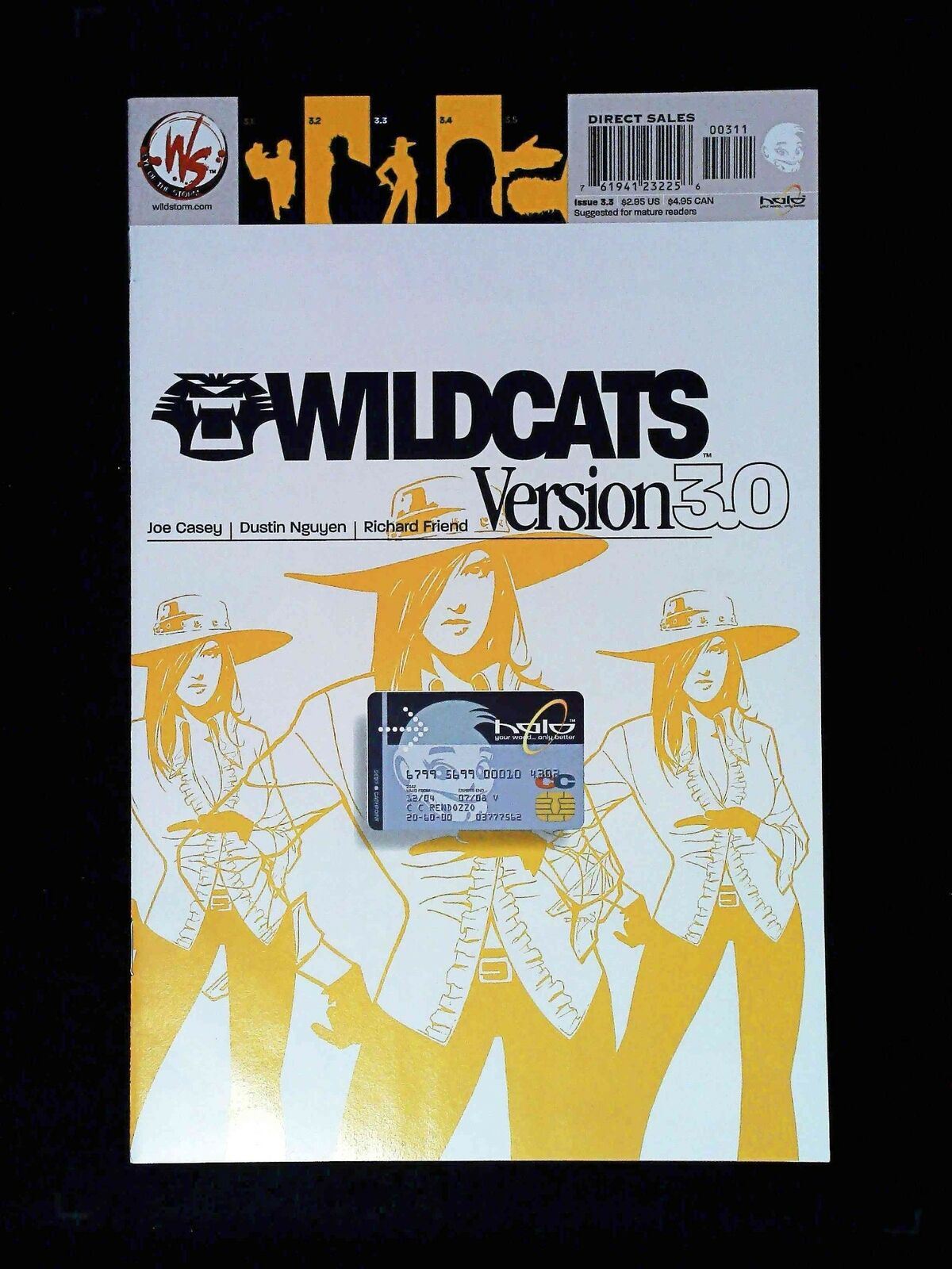 Wildcats  Version 3.0 #3  Wildstorm Comics 2002 Vf/Nm