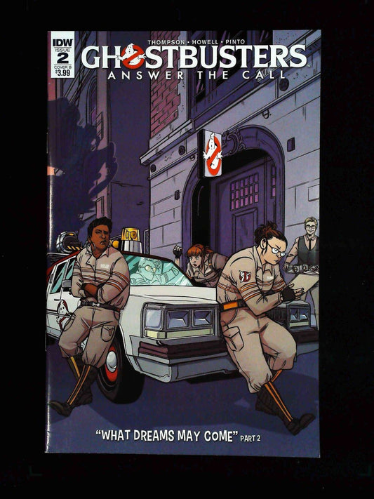 Ghostbusters Answer The Call #2B  Idw Comics 2017 Nm-  Variant Cover