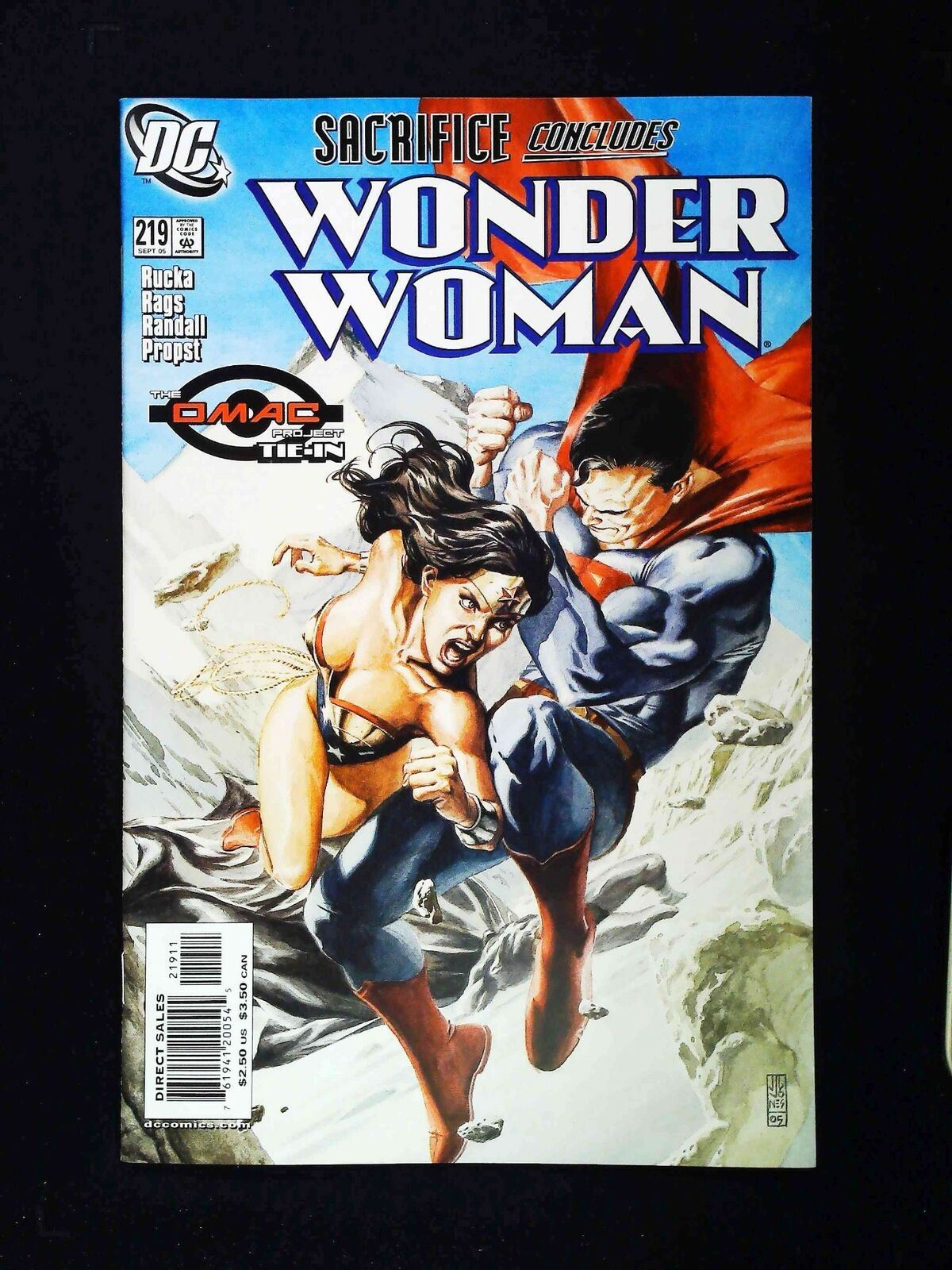 Wonder Woman #219 (2Nd Series) Dc Comics 2005 Vf/Nm