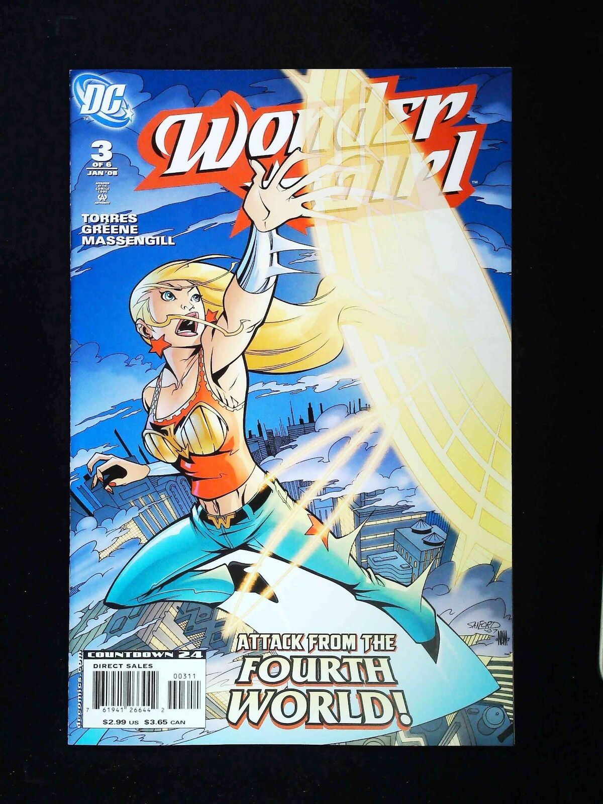 Wonder Girl #3  Dc Comics 2008 Vf+