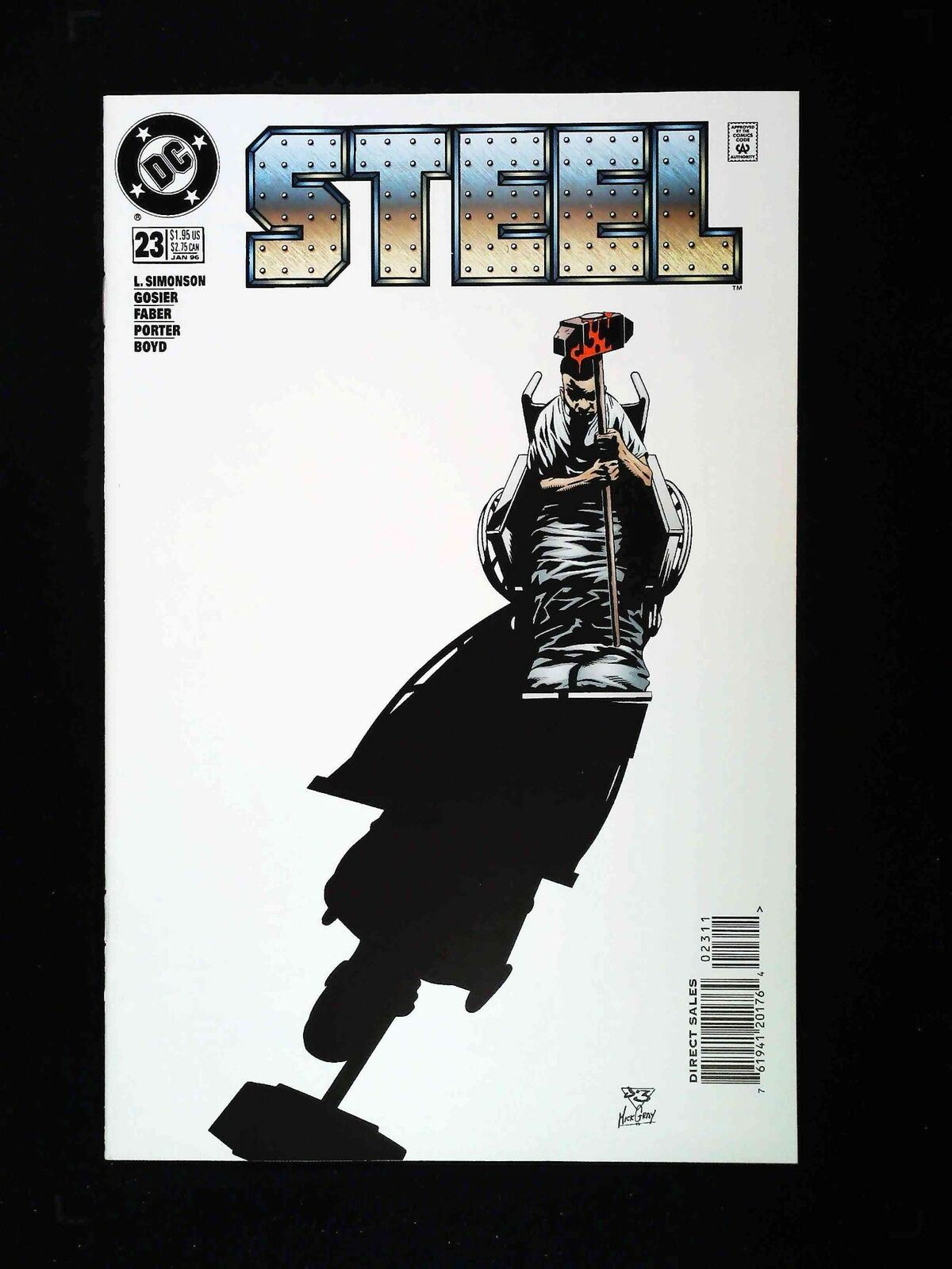 Steel #23  Dc Comics 1996 Vf+