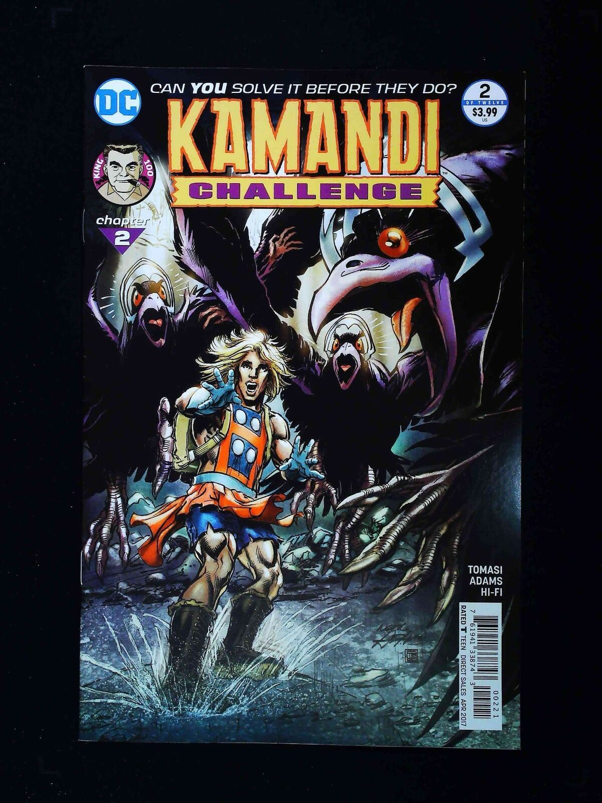 Kamandi Challenge #2B  Dc Comics 2017 Vf+  Adams Variant Cover