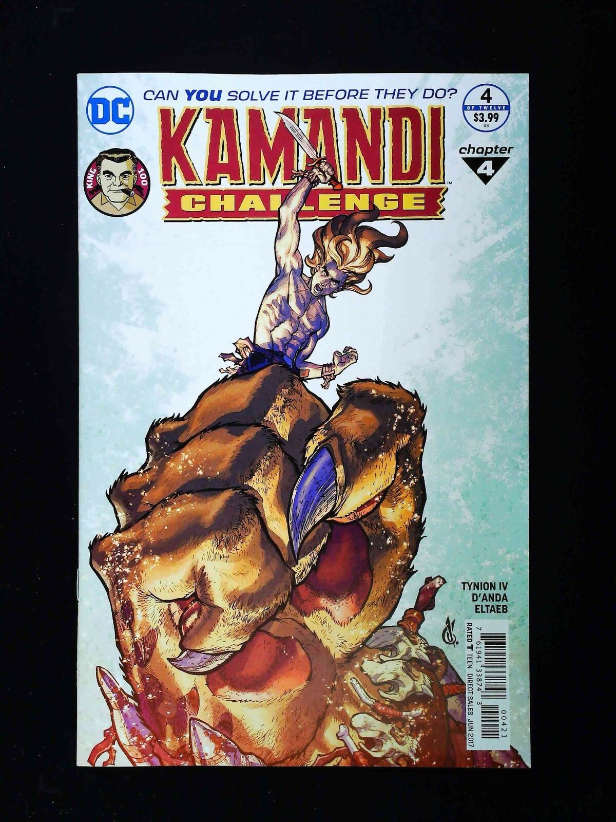 Kamandi Challenge #4B  Dc Comics 2017 Nm  D'Anda Variant Cover