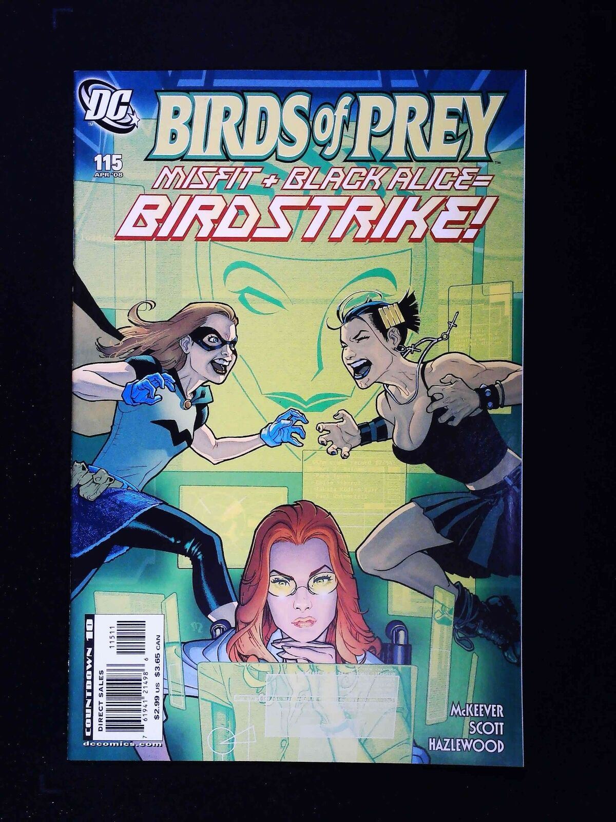 Birds Of Prey #115  Dc Comics 2008 Nm-