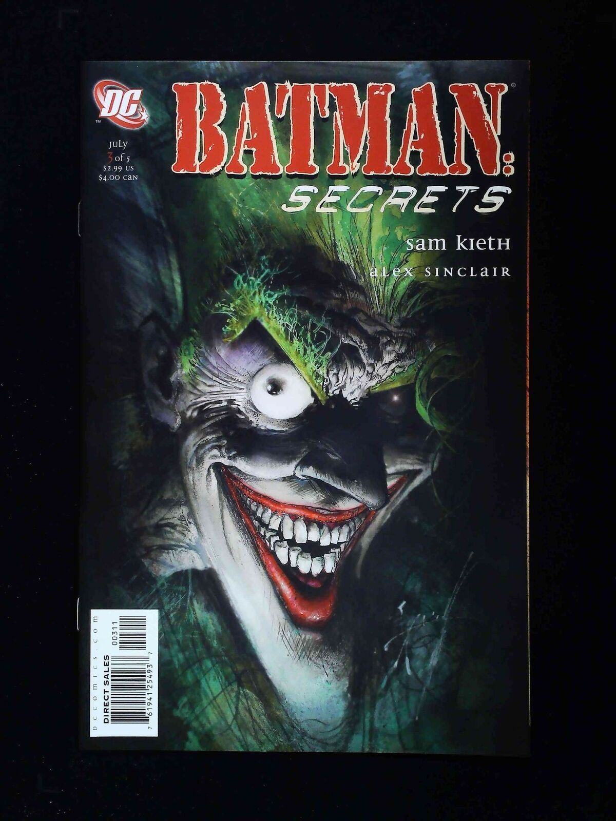 Batman Secrets #3  Dc Comics 2006 Nm+