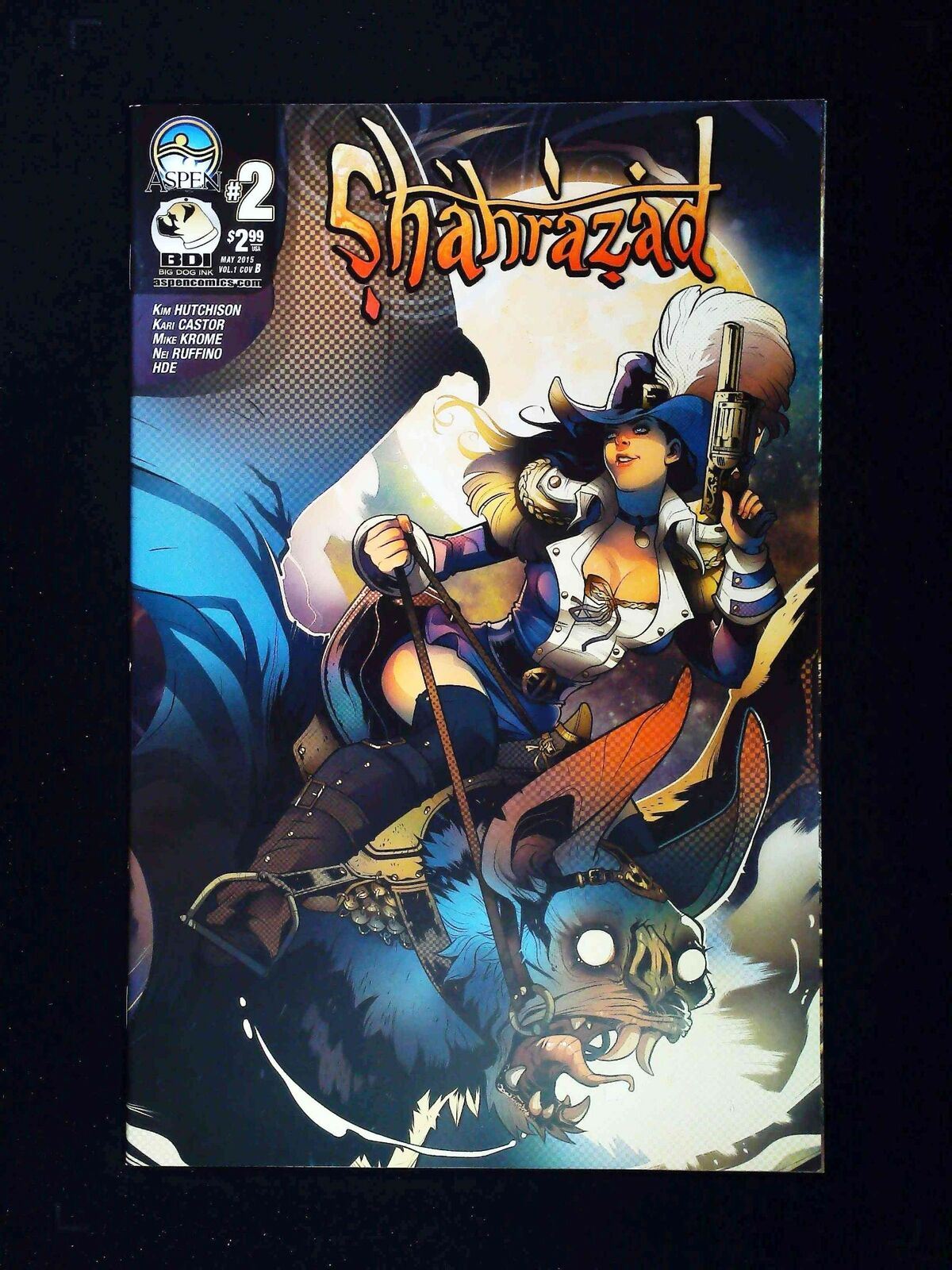Shahrazad #2B  Aspen Comics 2015 Nm  Torque Variant
