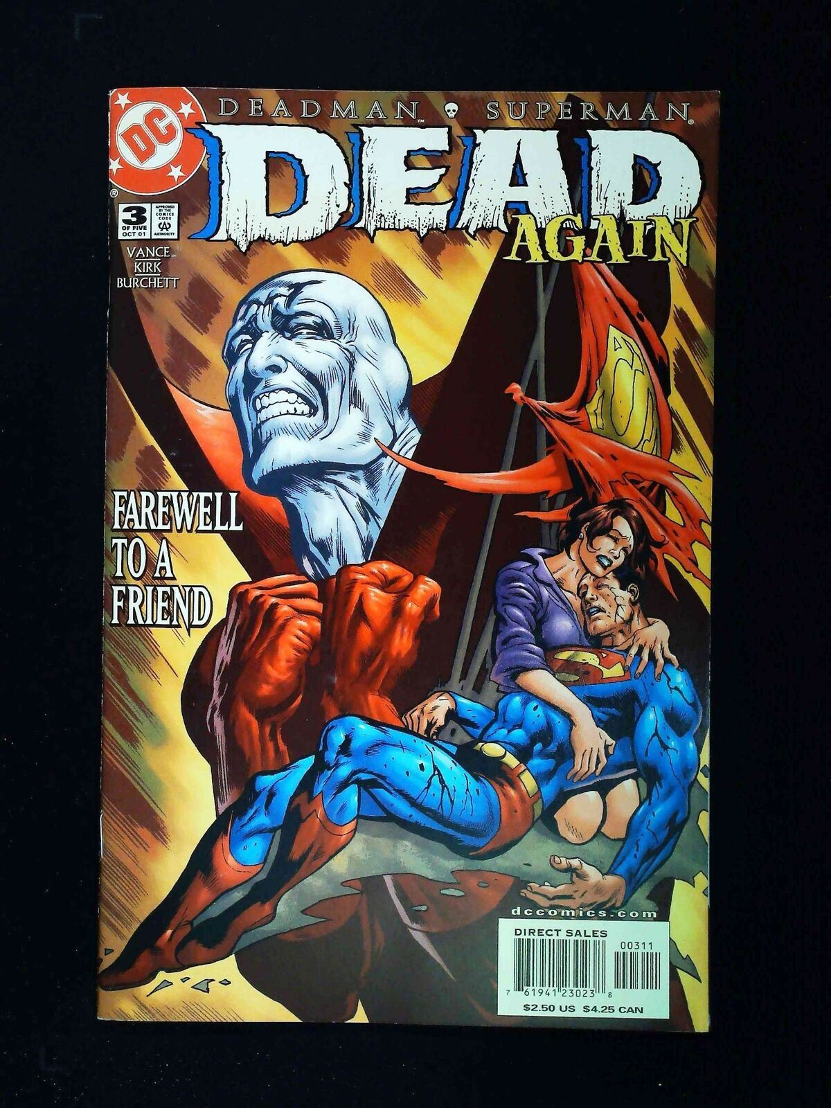 Deadman Dead Again #3  Dc Comics 2001 Vf+