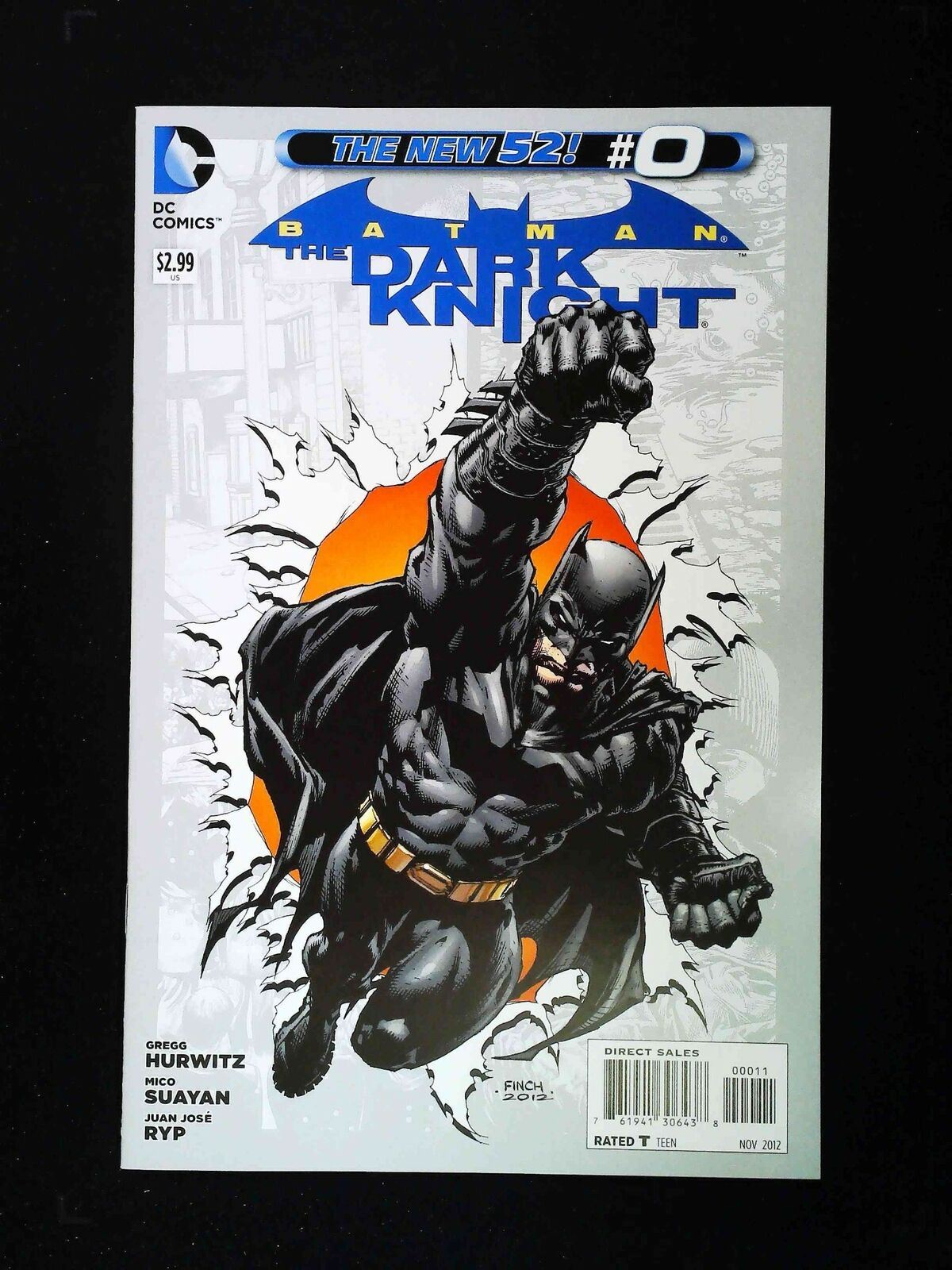 Batman The Dark Knight #0 (2Nd Series) Dc Comics 2012 Nm