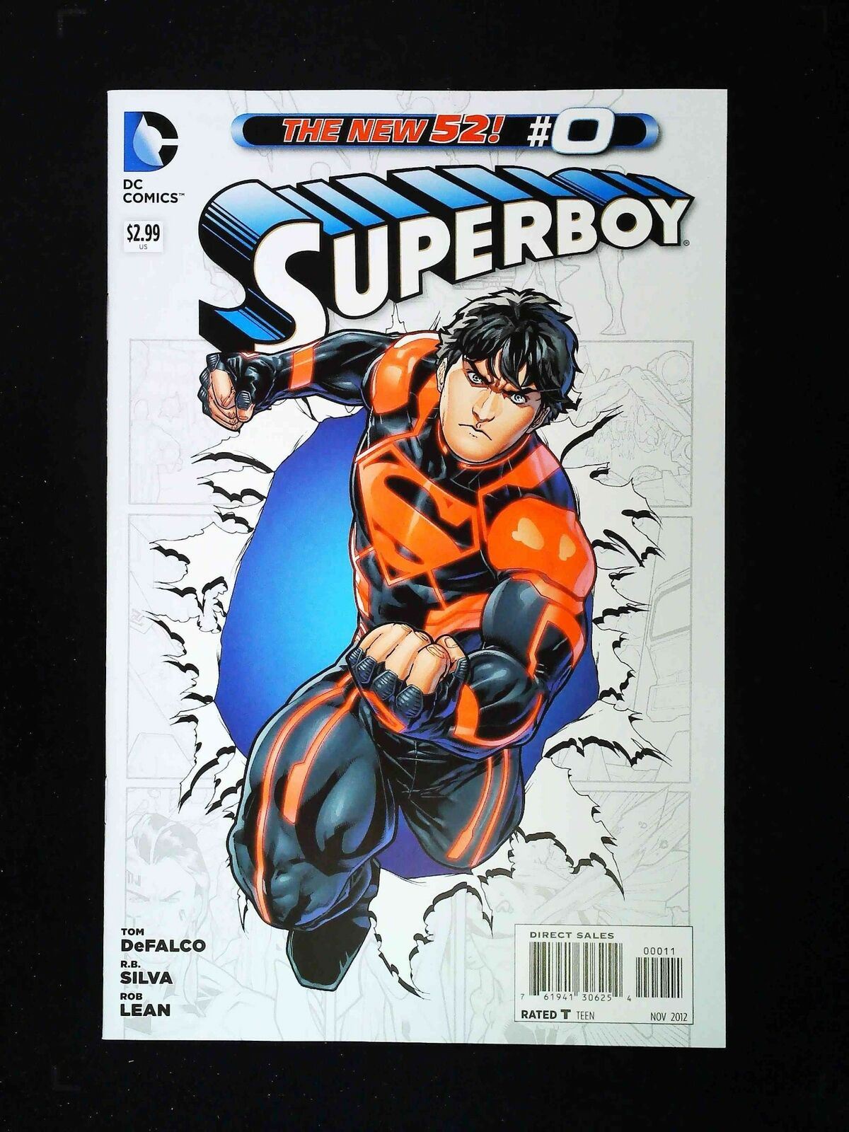 Superboy #0 (5Th Series) Dc Comics 2012 Nm