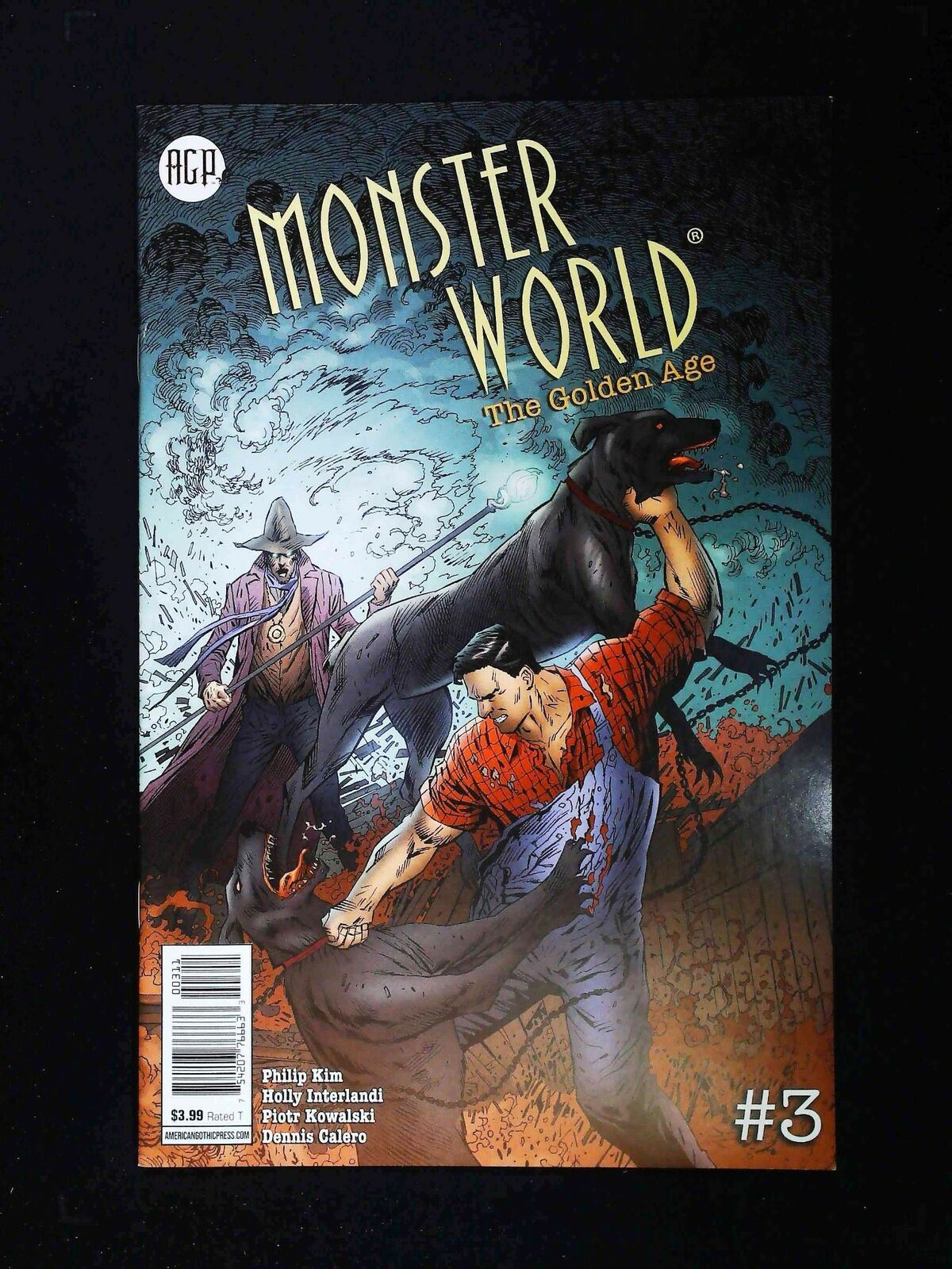 Monster World Golden Age #3  American Gothic Comics 2019 Vf/Nm