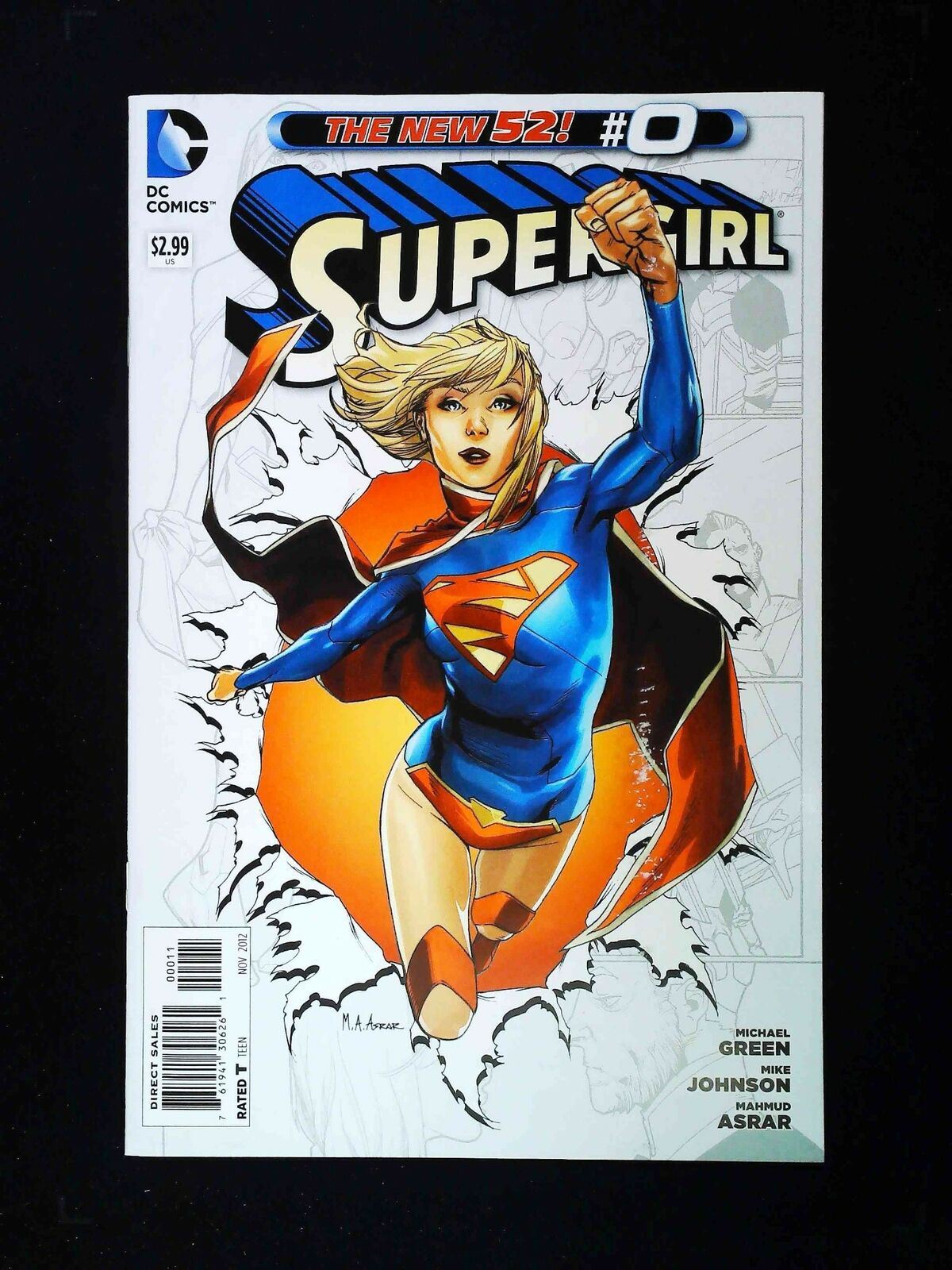 Supergirl #0 (5Th Series) Dc Comics 2012 Vf/Nm