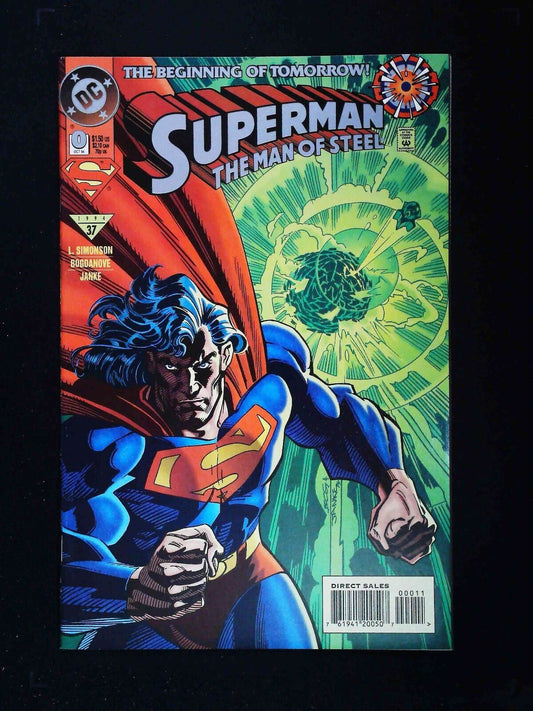 Superman The Man Of Steel #0  Dc Comics 1994 Nm-